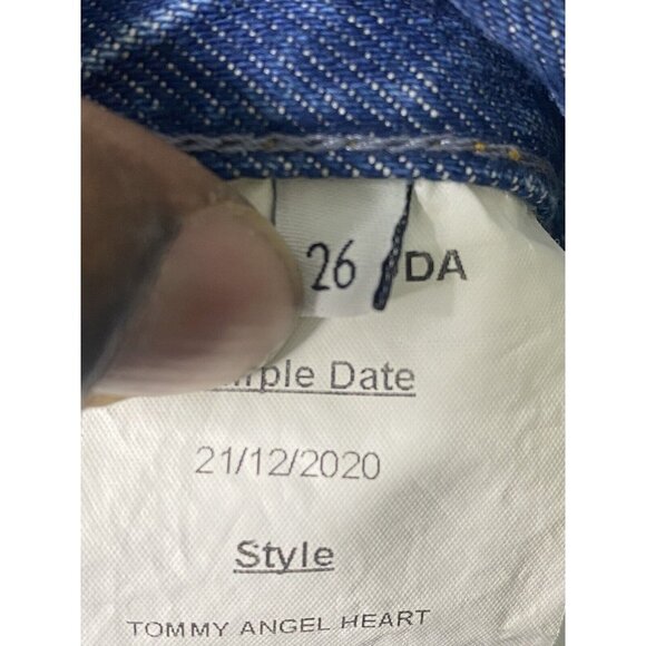 Boyish Womens Tommy-Angel Heart | Straight Leg Jean Size 26 - Picture 6 of 8